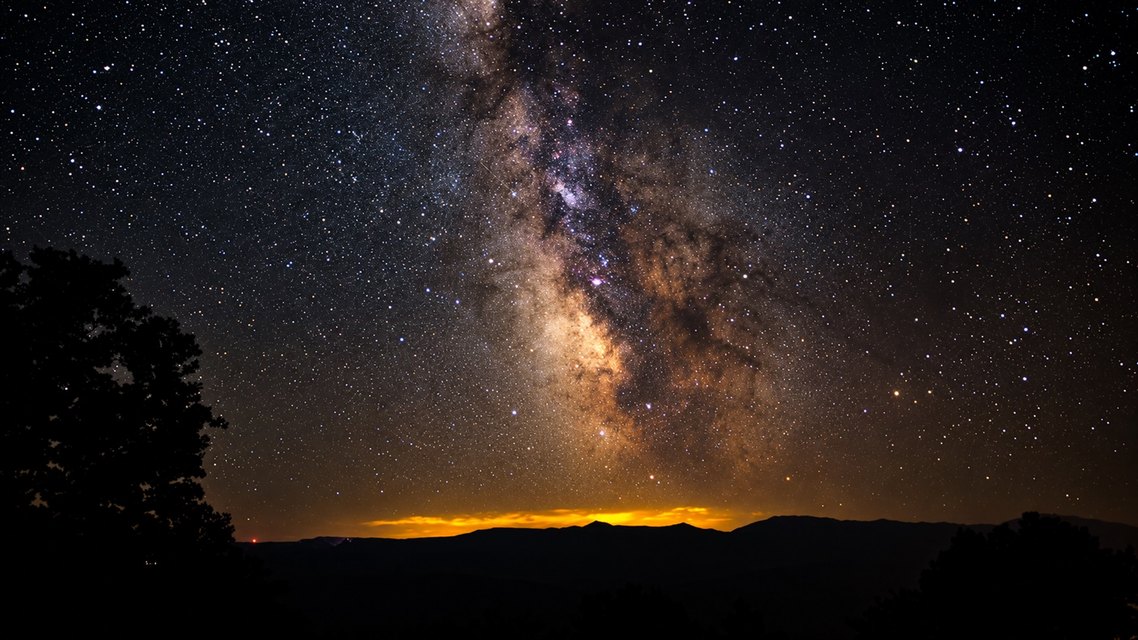 The Milky Way in a dark sky